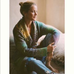 Anthropologie Natalia Fringed Cardigan